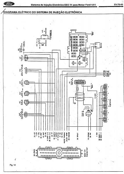 400 d transistor Esquema motor (F1000) 4.9i falcon eletrico